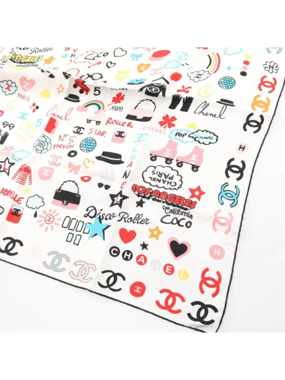 Chanel Scarf Cruise All Over Silk